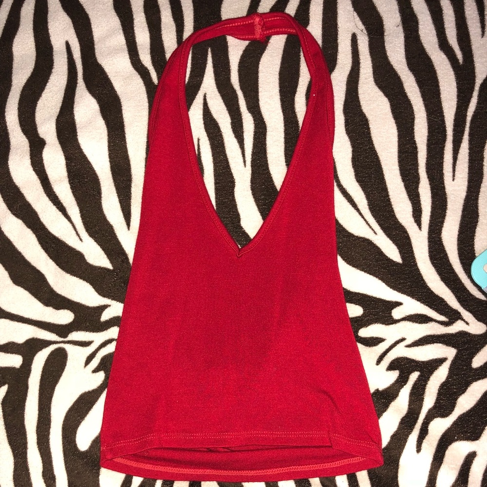 Red crop top from pac sun!